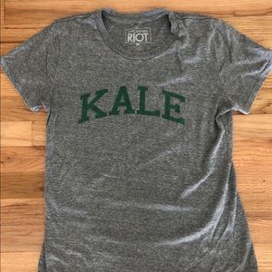 Urban Outfitters - “KALE” T shirt. Heather Grey